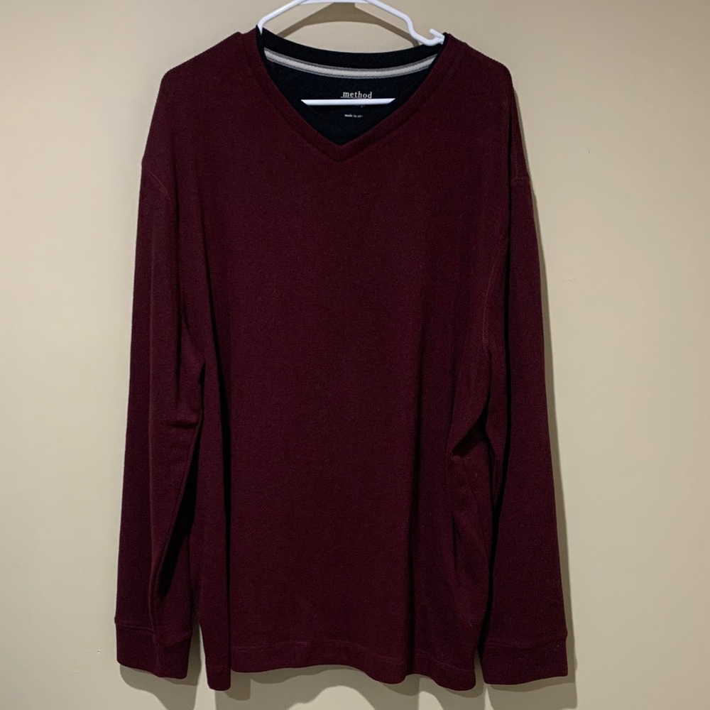 Method pullover knit shirt